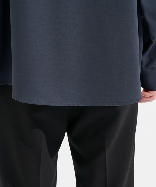 「CITY」 長袖シャツ 3 ネイビー メンズ_画像7