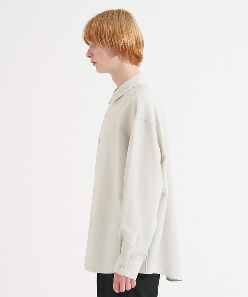 「CITY」 長袖シャツ 3 ネイビー メンズ_画像9