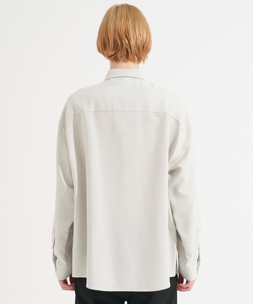 「CITY」 長袖シャツ 3 ネイビー メンズ_画像10