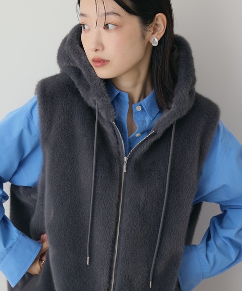 AMERICAN HOLIC（アメリカンホリック） ベスト ジレ フードファー