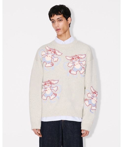 'KENZO Winter Holidays' エンブロイダリー ジャンパー イン ウール メンズの画像
