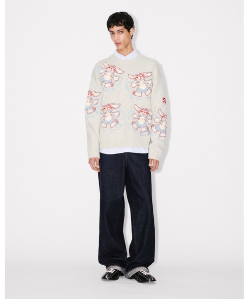 'KENZO Winter Holidays' エンブロイダリー ジャンパー イン ウール メンズの画像