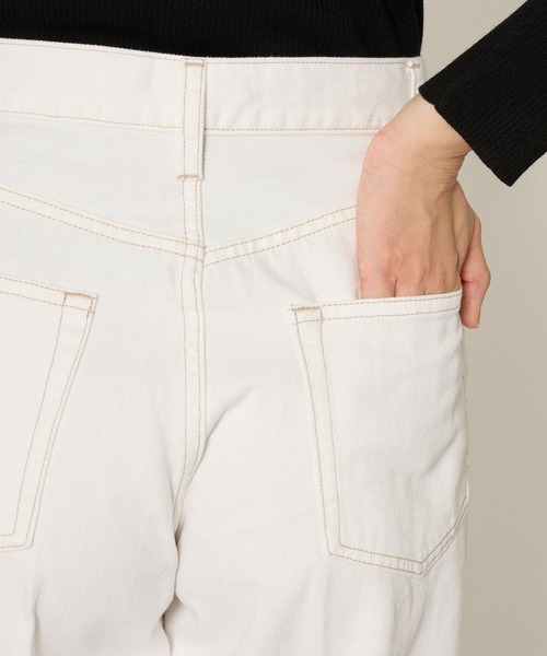「BABYLONE」 デニムパンツ 36inch ネイビー レディース_画像6