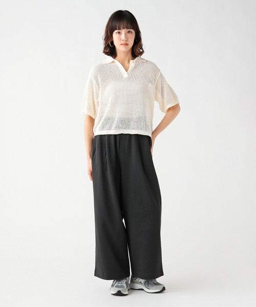 BEAMS HEART（ビームス ハート） ポロシャツ ポロ メッシュ ニット