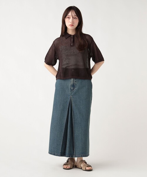 BEAMS HEART（ビームス ハート） ポロシャツ ポロ メッシュ ニット
