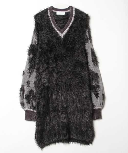 mame ニットワンピース 2 グレー レディース : ZOZOTOWN Yahoo!店