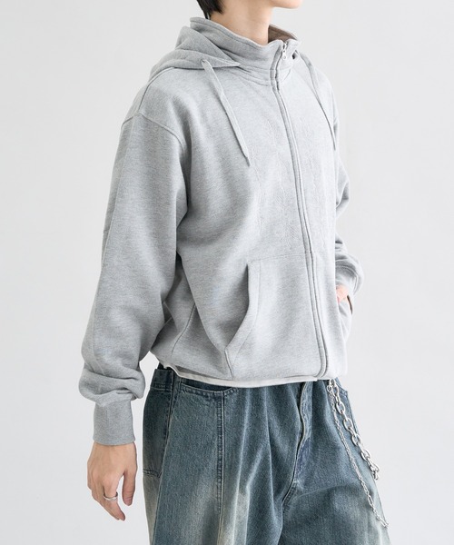 パーカー Standneck-Zip Hoodie / スタンドネックジップフーディ