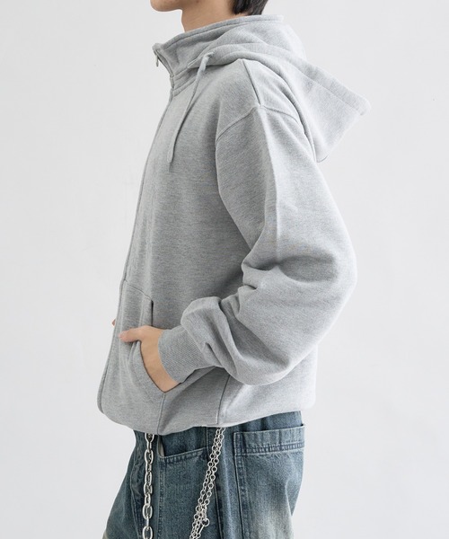 パーカー Standneck-Zip Hoodie / スタンドネックジップフーディ