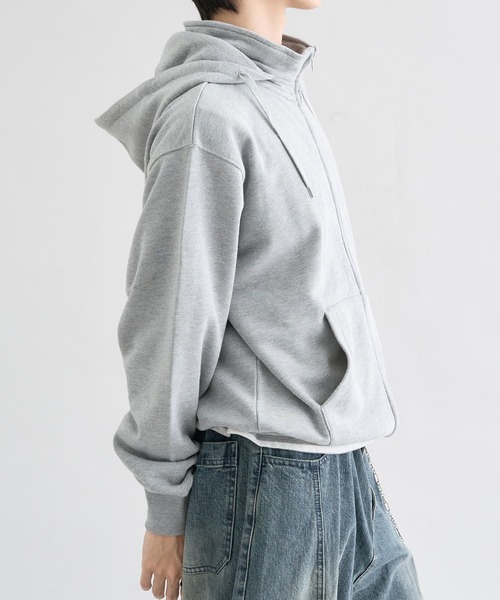 パーカー Standneck-Zip Hoodie / スタンドネックジップフーディ