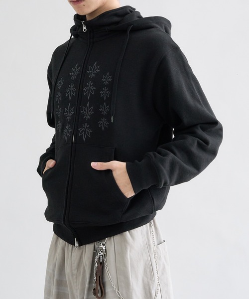 パーカー Standneck-Zip Hoodie / スタンドネックジップフーディ