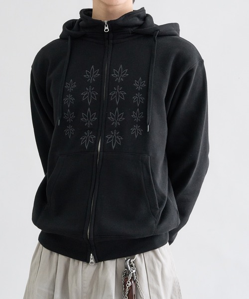 パーカー Standneck-Zip Hoodie / スタンドネックジップフーディ