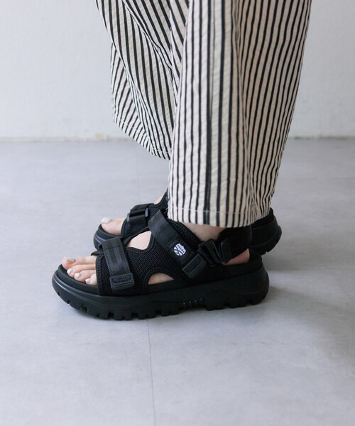SHAKA スポーツサンダル グレー　ear papillonner ear PAPILLONNER（イア パピヨネ） 「SHAKA」フラットサンダル 5