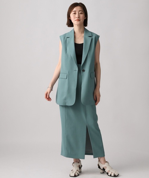 「A part by」 タイトスカート MEDIUM ライトベージュ レディース_画像6