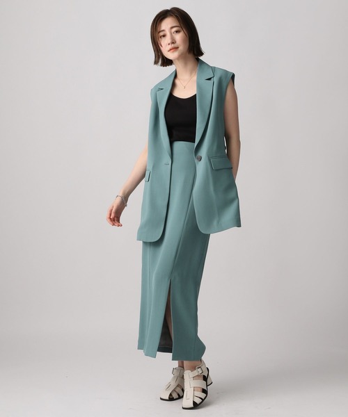 「A part by」 タイトスカート MEDIUM ライトベージュ レディース_画像9