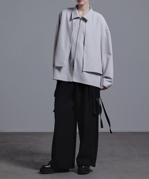 「Loose/ルース」 ブルゾン X-SMALL グレー系その他 メンズ_画像8