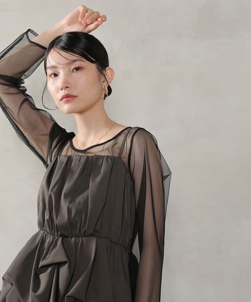 「Kana」 セットアップ L チャコールグレー レディース_画像5