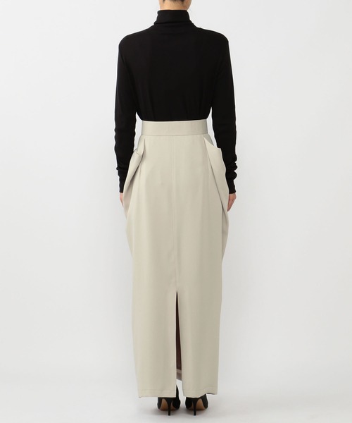 「N.O.R.C」 タイトスカート M カーキ レディース_画像4