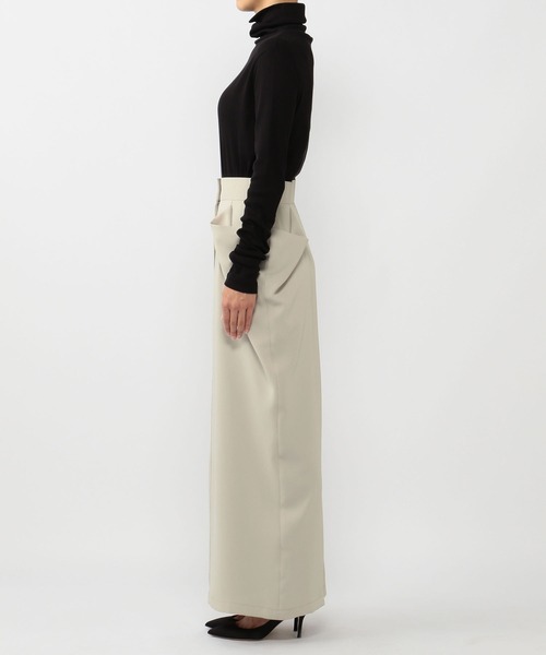 「N.O.R.C」 タイトスカート M カーキ レディース_画像5