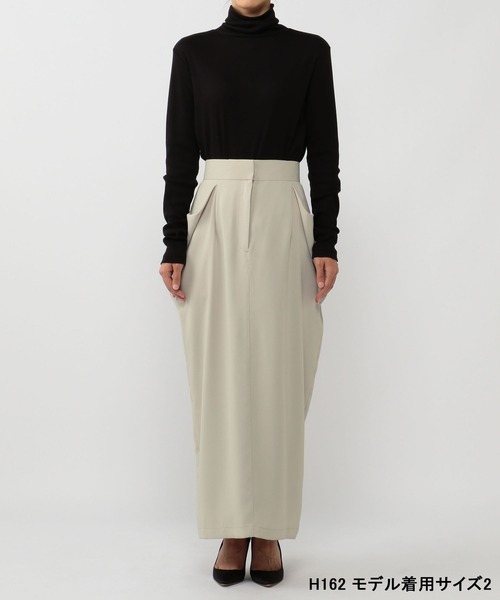 「N.O.R.C」 タイトスカート M カーキ レディース_画像8