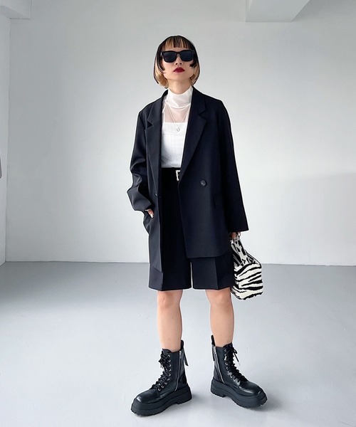 「PAGEBOY」 ジャケット FREE グレー レディース_画像7