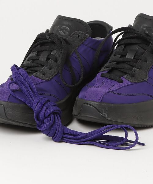 「Y-3」 ローカットスニーカー 23.5cm パープル系その他 メンズの画像