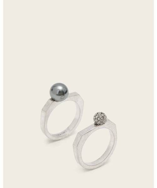 ALLSAINTS（オールセインツ） 指輪 リング ELLIE HEX RING SET | ELLIE 