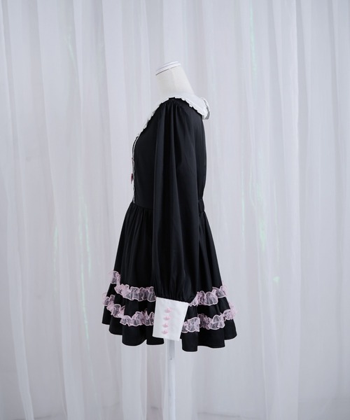 Magia Charm（マギアチャーム） ワンピース リボンフリルサテン