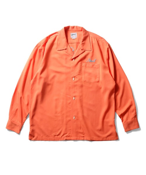 HOUSTON（ヒューストン） シャツ ボーリングシャツ長袖 NEWJERSEY