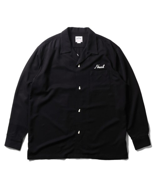 HOUSTON（ヒューストン） シャツ ボーリングシャツ長袖 NEWJERSEY