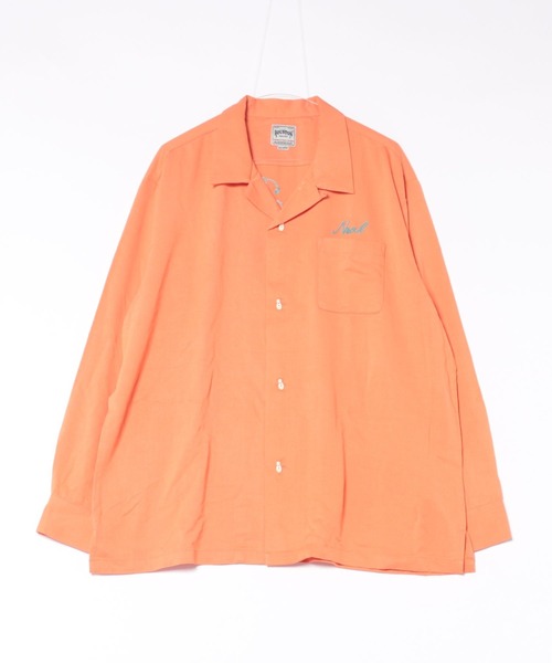 HOUSTON（ヒューストン） シャツ ボーリングシャツ長袖 NEWJERSEY
