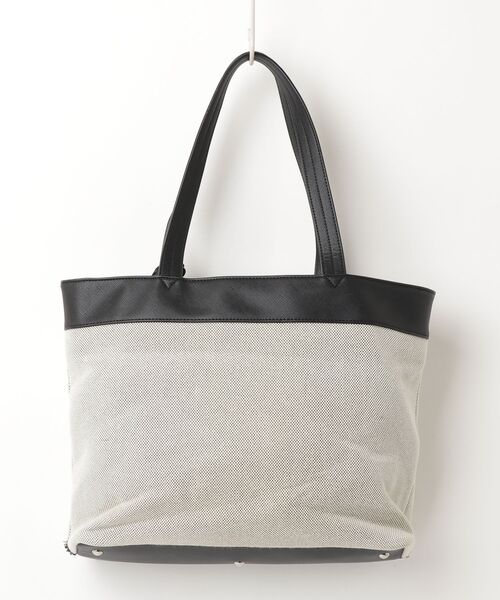tk.TAKEO KIKUCHI」 トートバッグ 00 オフホワイト メンズ レザー調 