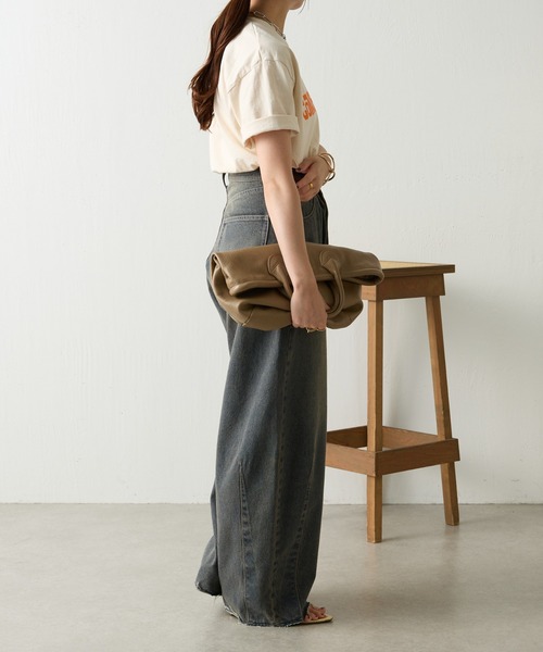 「MIXTA」 半袖Tシャツ MEDIUM オフホワイト レディース_画像8