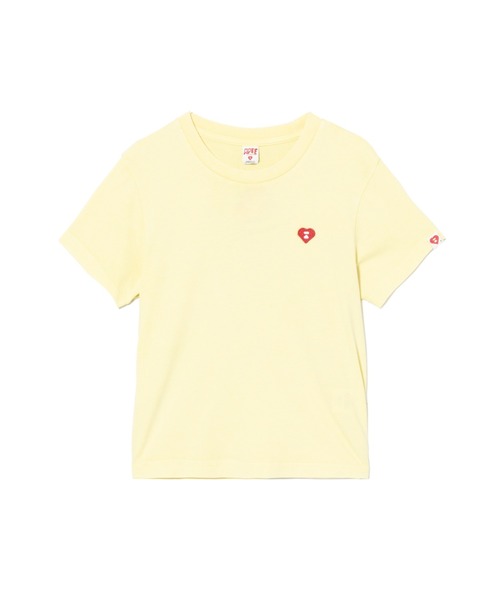 APEE tシャツ 半袖 HEART BADGE CROP TEE #2 レディース : ZOZOTOWN