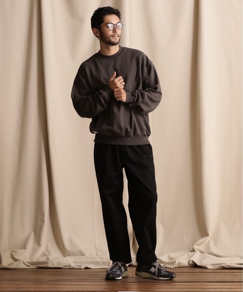 「schott」 スウェットカットソー L チャコールグレー メンズ_画像3