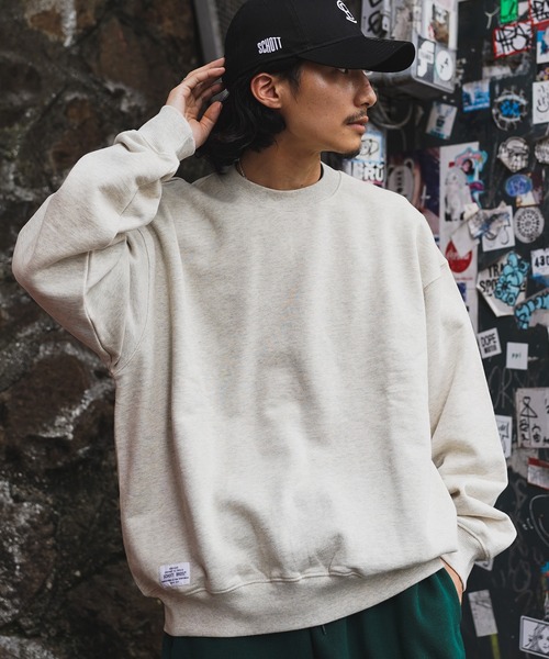 「schott」 スウェットカットソー L チャコールグレー メンズ_画像4