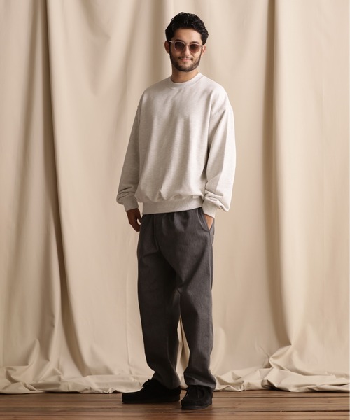 「schott」 スウェットカットソー L チャコールグレー メンズ_画像5
