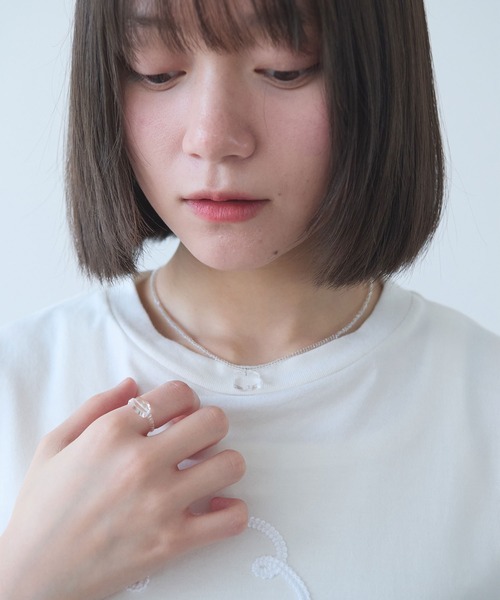 bulle de savon（ビュルデサボン） ネックレス mokumoku necklace 