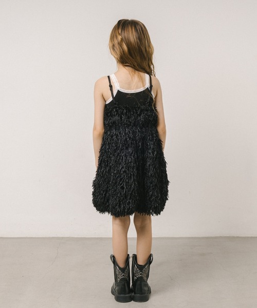 「URBAN CHERRY」 「KIDS」キャミソールワンピース 120cm ブラック キッズ_画像8