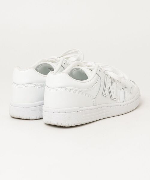 「New Balance」 ローカットスニーカー 24.0cm ホワイト メンズ_画像2