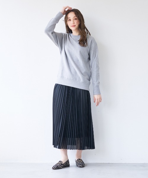 「MICA&DEAL」 スウェットカットソー 38 グレー レディース_画像9