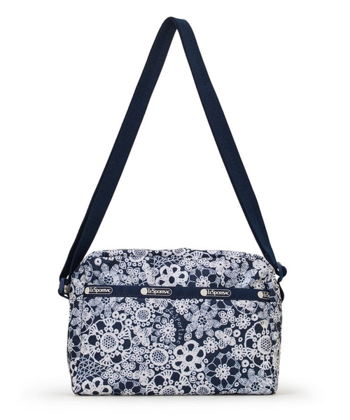 ショルダーバッグ バッグ DANIELLA CROSSBODY フローラルレースネイビー レディースの画像