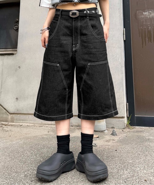 ジーンズ 2wayダブルニーリジットデニム メンズ レディース : ZOZOTOWN