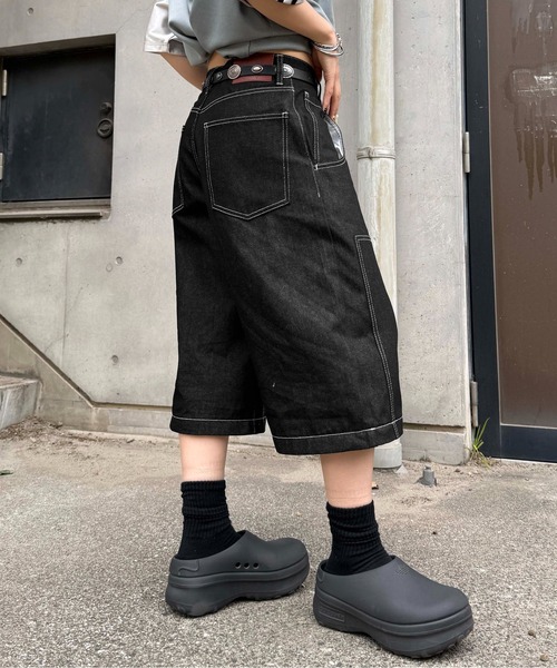 ジーンズ 2wayダブルニーリジットデニム メンズ レディース : ZOZOTOWN