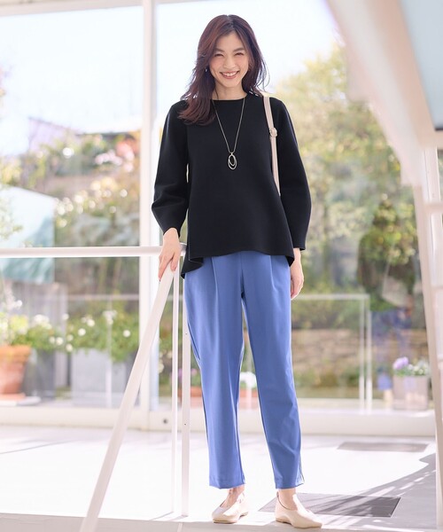 「ANY」 クロップドパンツ 1 ブラック レディース_画像5