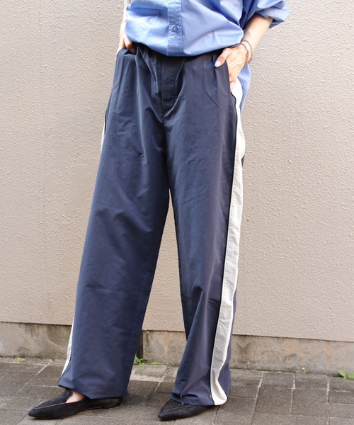 「THE SHINZONE」 パンツ M ネイビー レディース_画像2