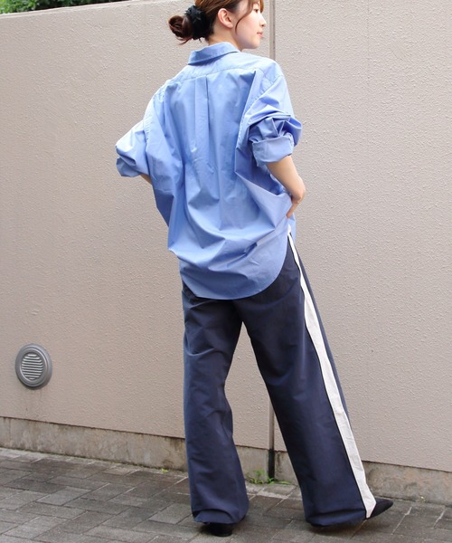 「THE SHINZONE」 パンツ M ネイビー レディース_画像8