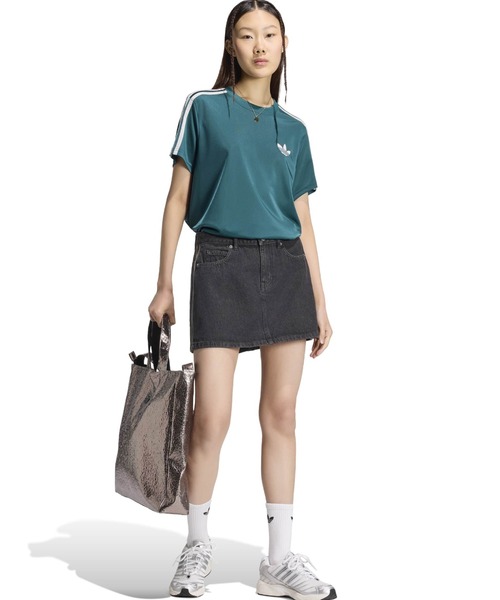 adidas（アディダス） デニムスカート adidas 3 STRIPES MINI SKIRT