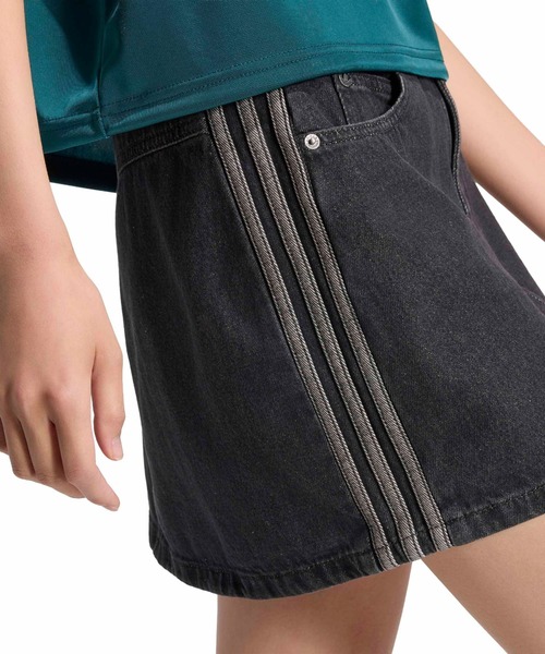 adidas（アディダス） デニムスカート adidas 3 STRIPES MINI SKIRT