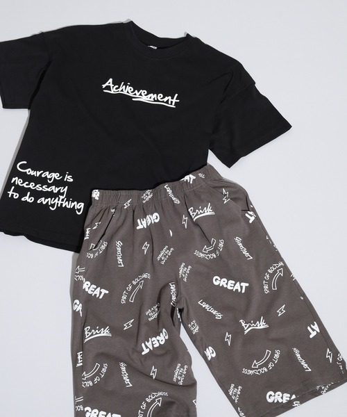 FUNALIVE（ファンアライブ） セットアップ Tシャツ 総柄ハーフパンツ