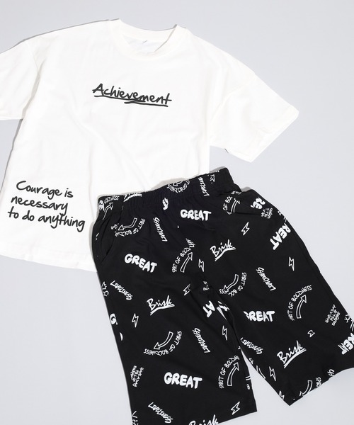 FUNALIVE（ファンアライブ） セットアップ Tシャツ 総柄ハーフパンツ